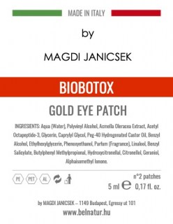 Biobotox Gold Eye Patch by Janicsek Magdi